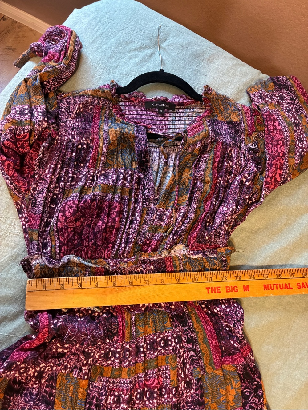 Olivaceous Medium Long Sleeve Maxi Dress - Picture 9 of 13